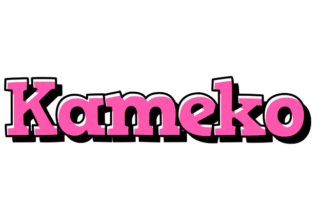 Kameko girlish logo