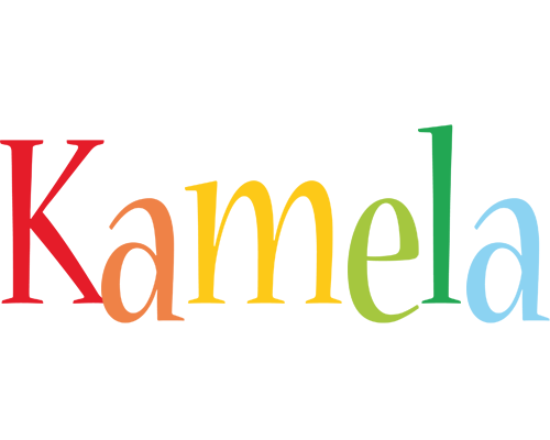Kamela birthday logo