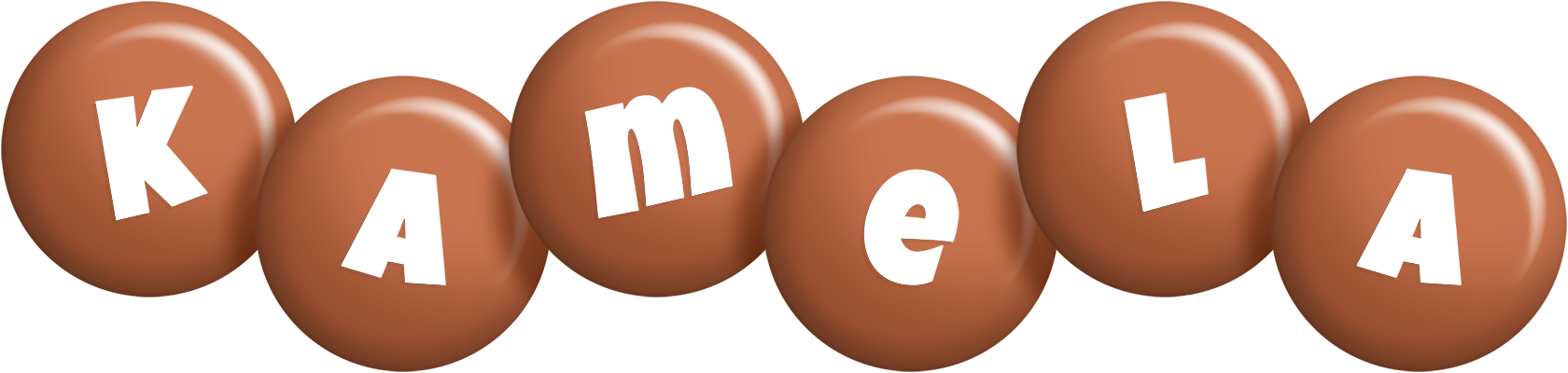 Kamela candy-brown logo