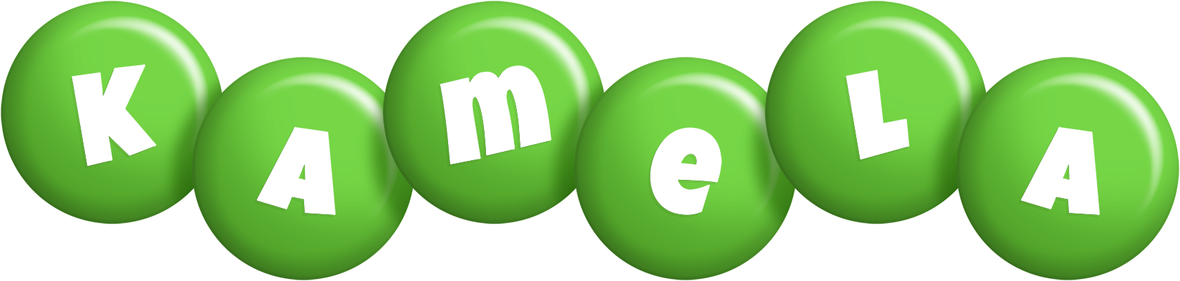 Kamela candy-green logo