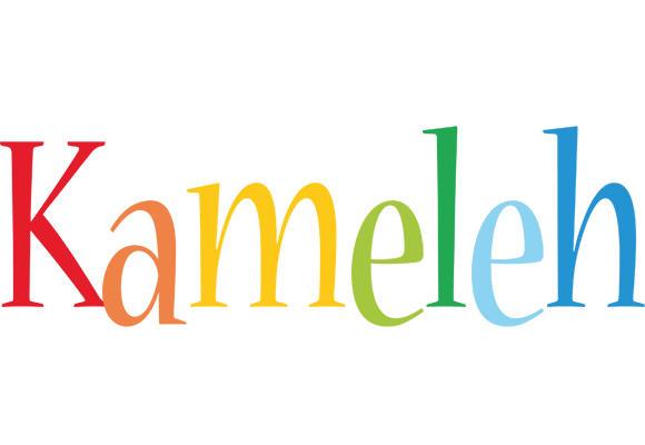 Kameleh birthday logo