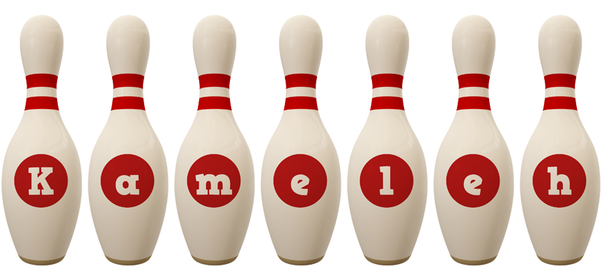 Kameleh bowling-pin logo