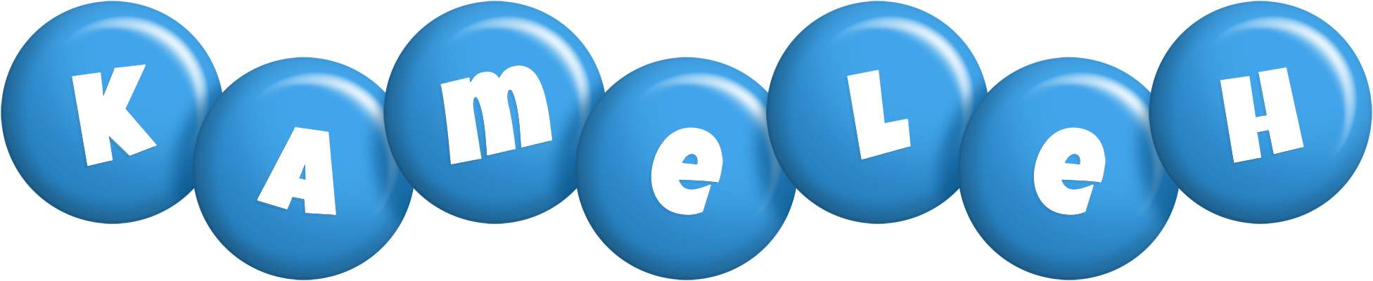 Kameleh candy-blue logo