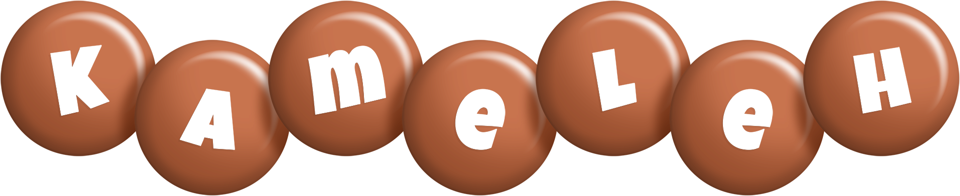 Kameleh candy-brown logo