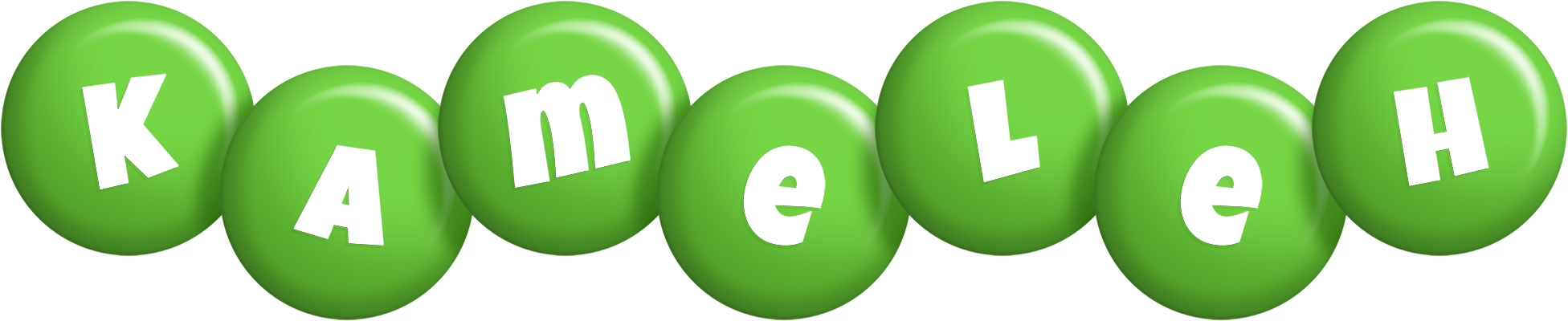 Kameleh candy-green logo