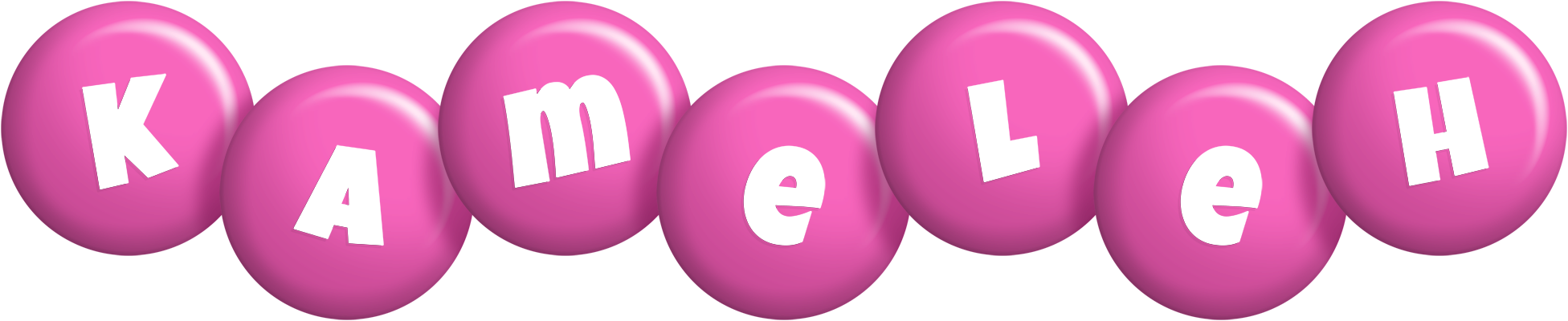 Kameleh candy-pink logo