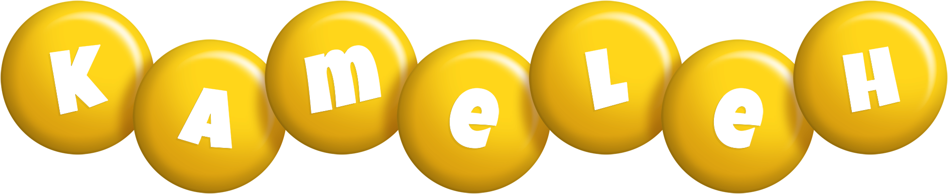Kameleh candy-yellow logo