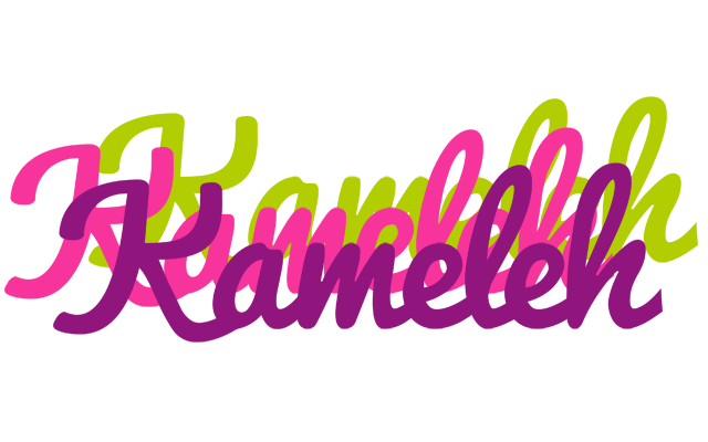 Kameleh flowers logo