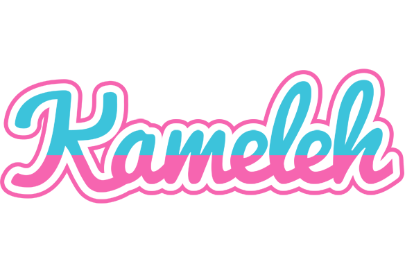 Kameleh woman logo