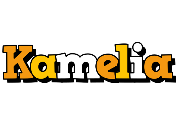 Kamelia cartoon logo