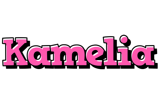 Kamelia girlish logo