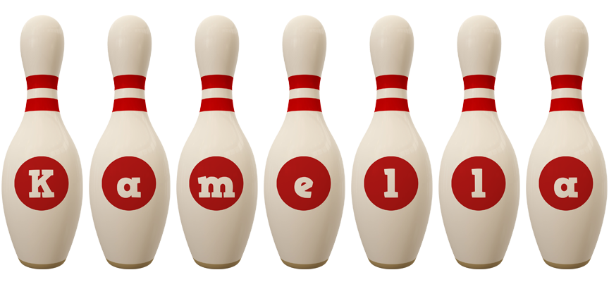 Kamella bowling-pin logo