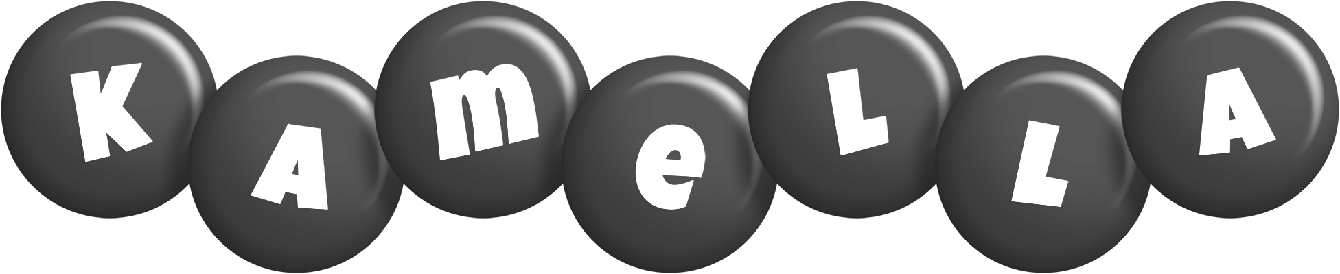 Kamella candy-black logo