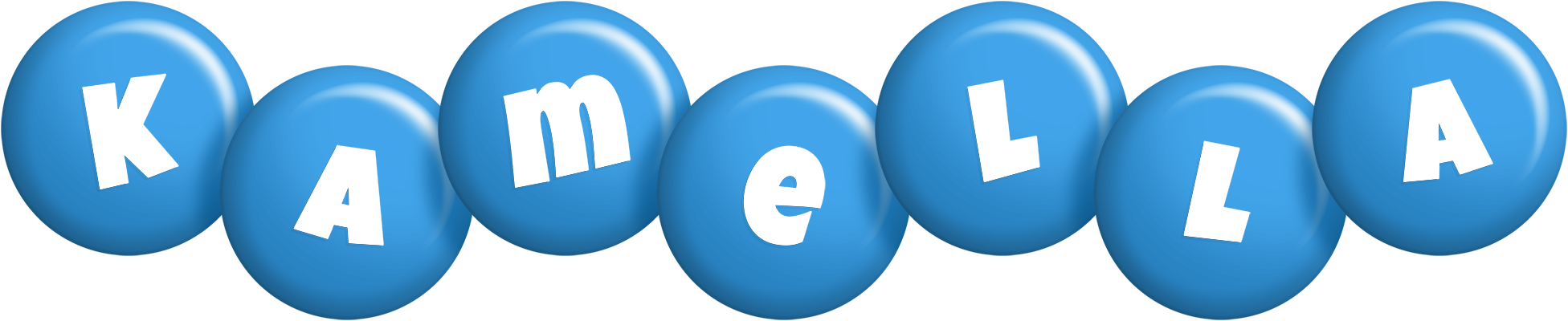 Kamella candy-blue logo