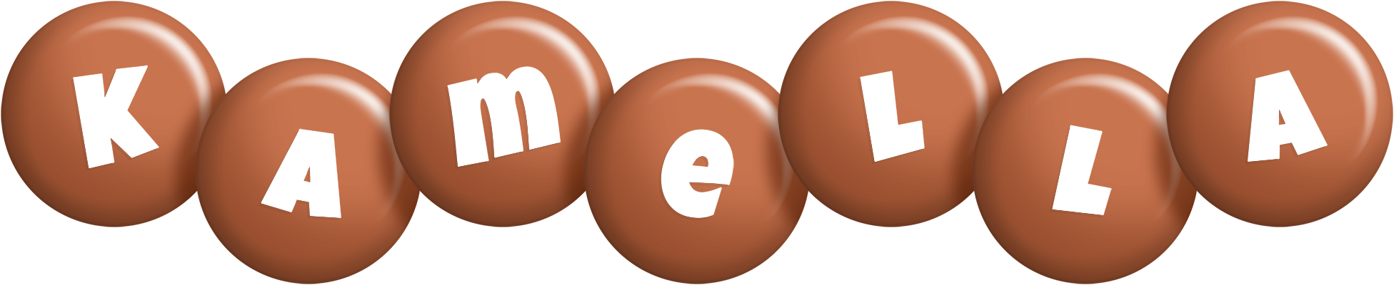 Kamella candy-brown logo