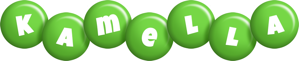 Kamella candy-green logo