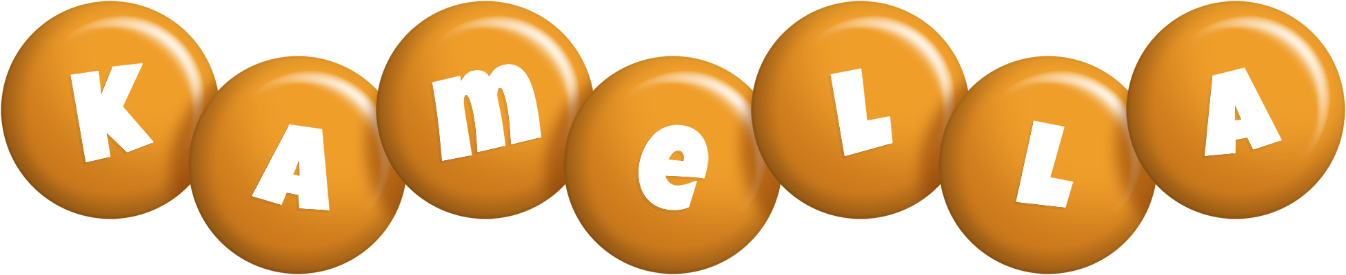 Kamella candy-orange logo