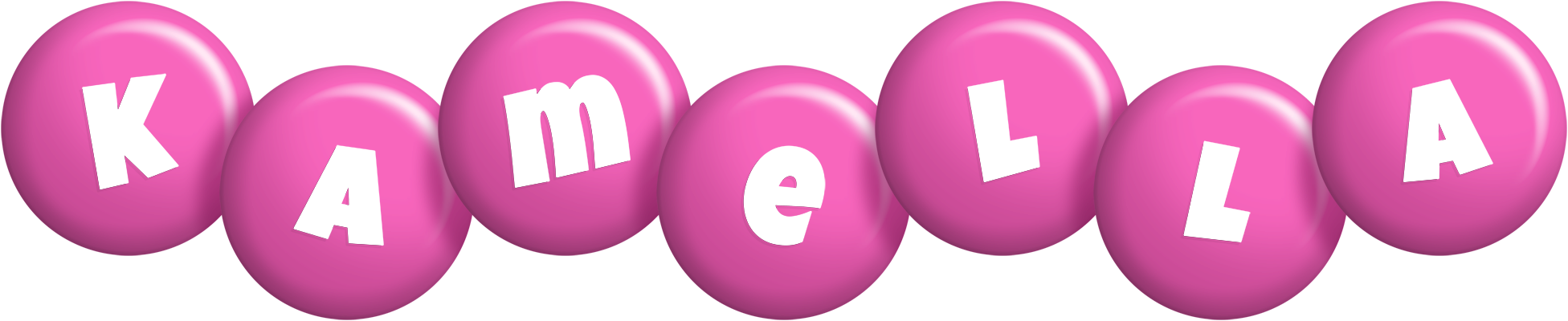 Kamella candy-pink logo