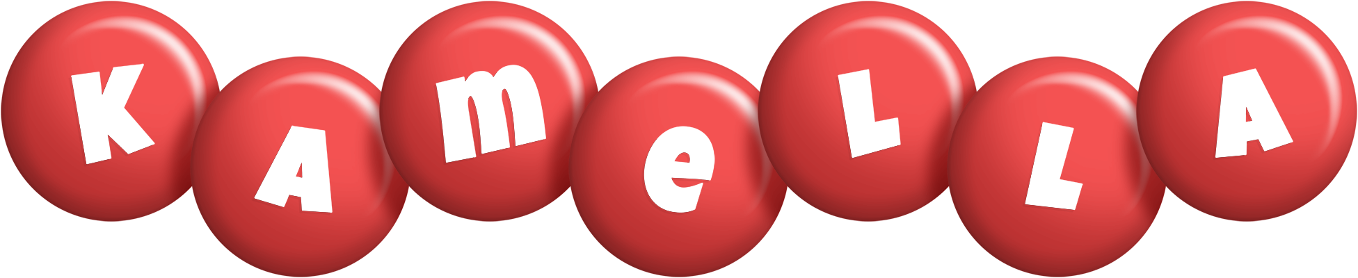 Kamella candy-red logo