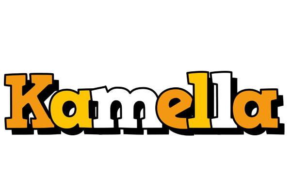 Kamella cartoon logo
