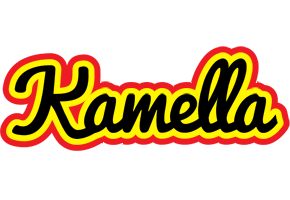 Kamella flaming logo