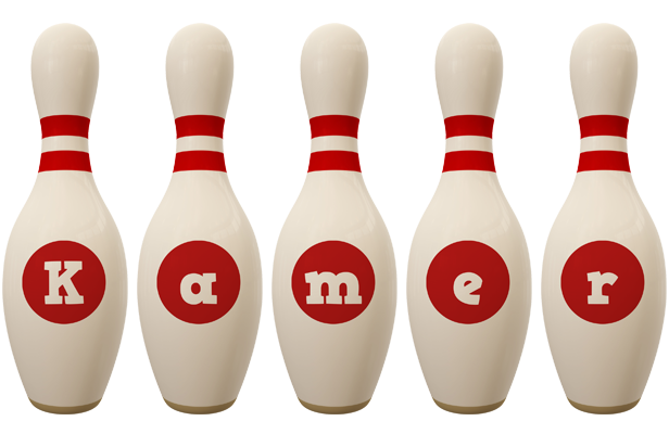 Kamer bowling-pin logo