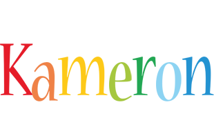 Kameron birthday logo