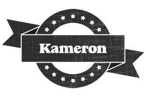 Kameron grunge logo