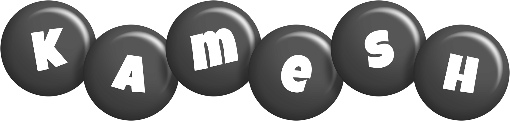 Kamesh candy-black logo
