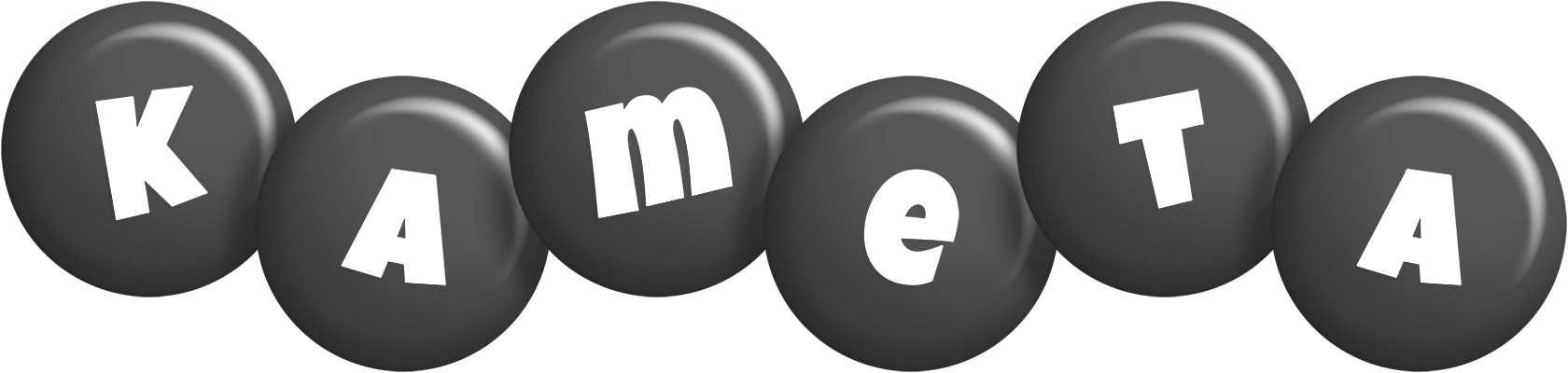 Kameta candy-black logo