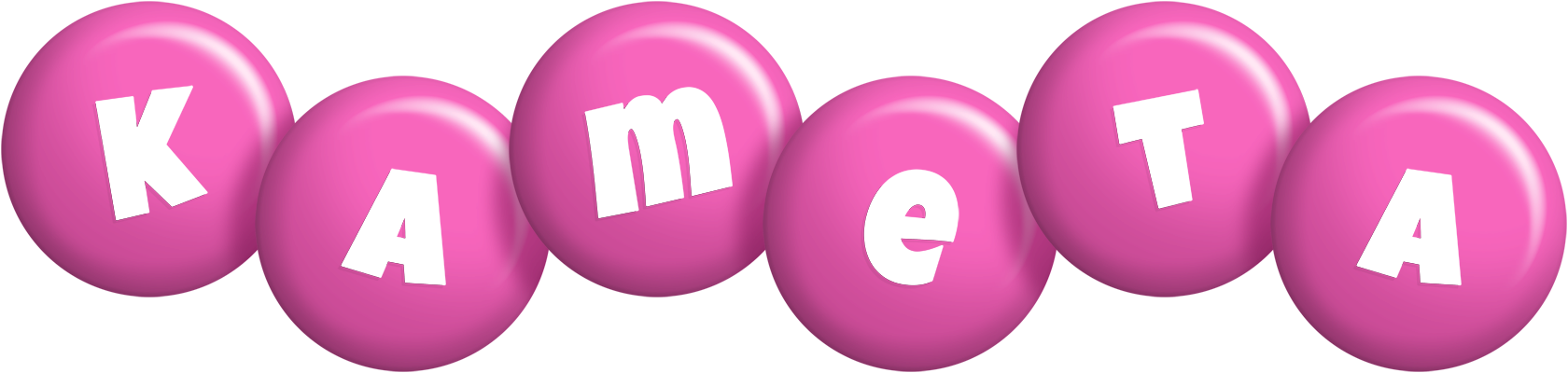 Kameta candy-pink logo