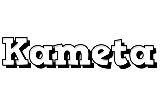 Kameta snowing logo