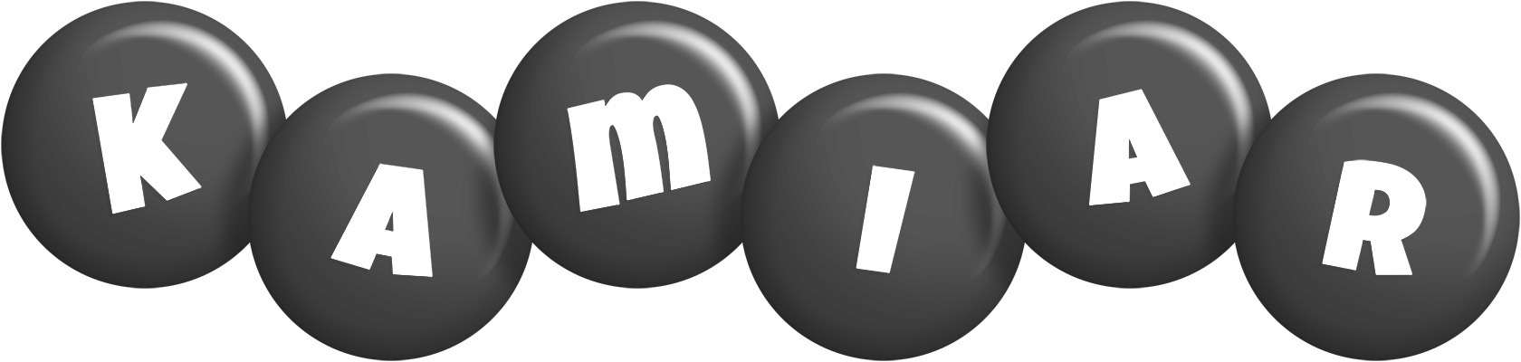 Kamiar candy-black logo