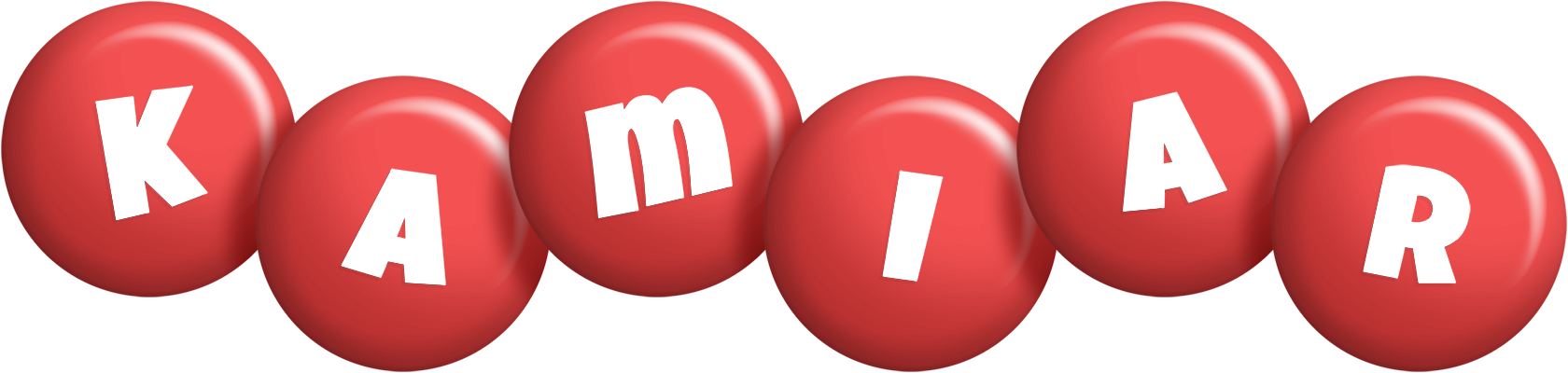 Kamiar candy-red logo