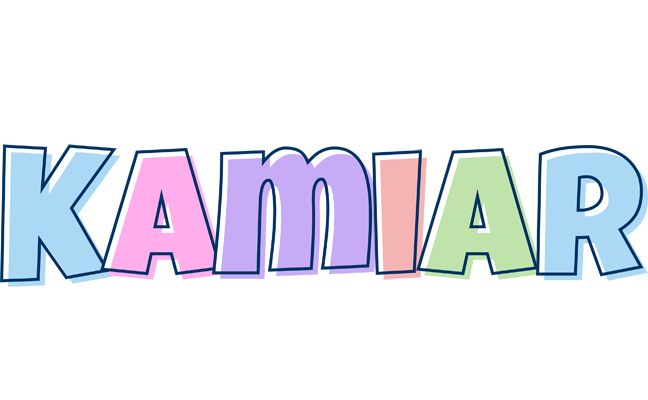 Kamiar pastel logo