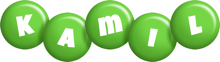 Kamil candy-green logo