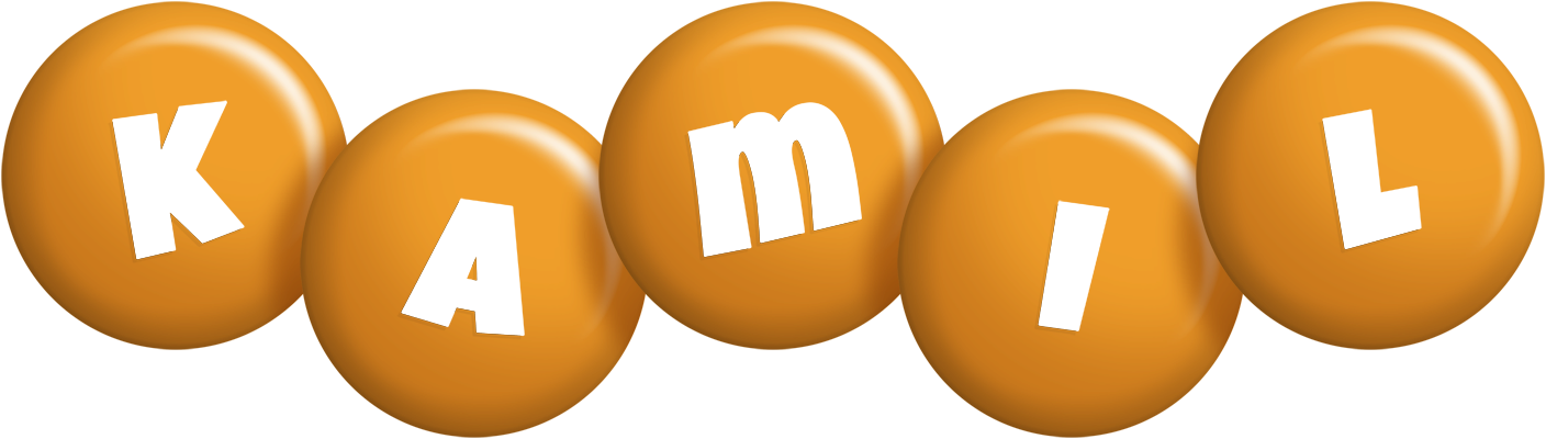 Kamil candy-orange logo