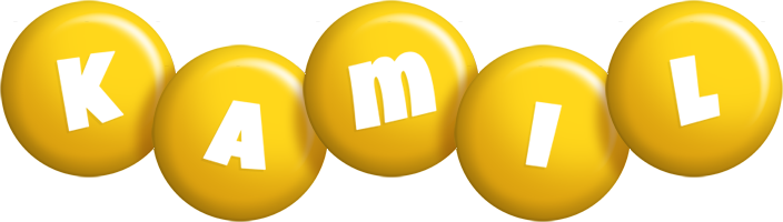 Kamil candy-yellow logo