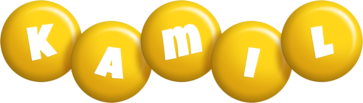 Kamil candy-yellow logo