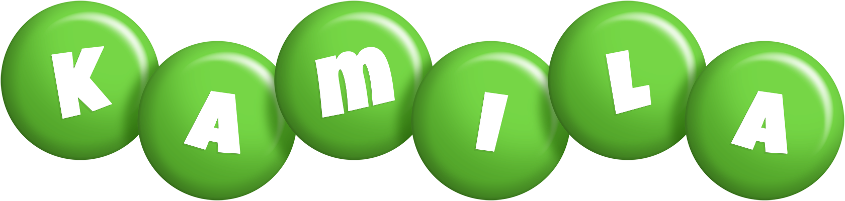 Kamila candy-green logo