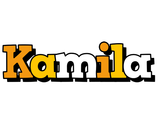 Kamila cartoon logo