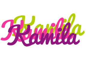 Kamila flowers logo