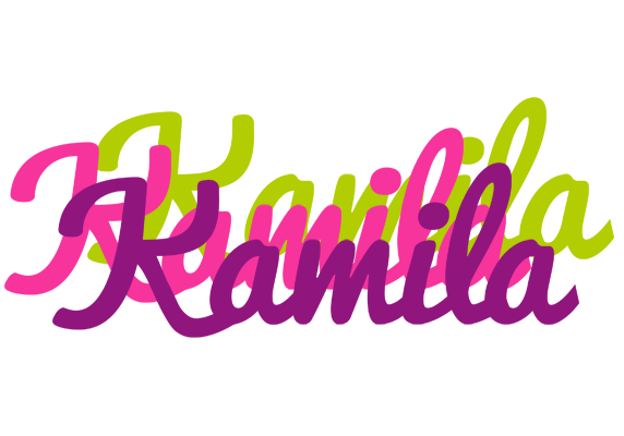 Kamila flowers logo