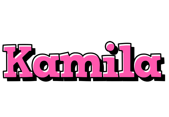 Kamila girlish logo