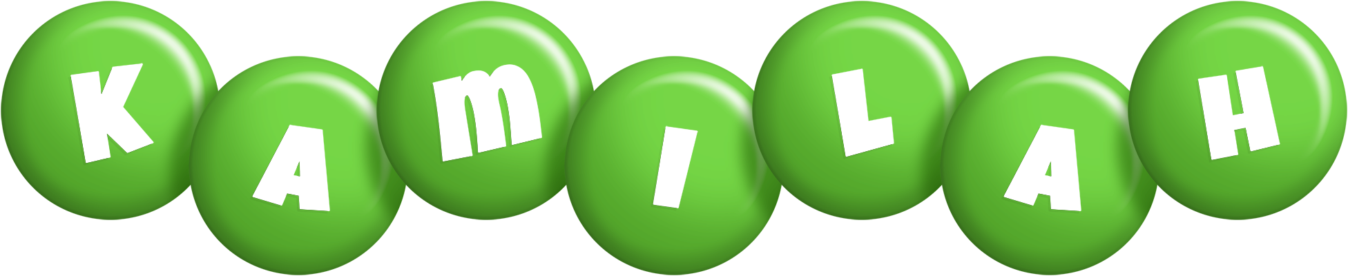 Kamilah candy-green logo