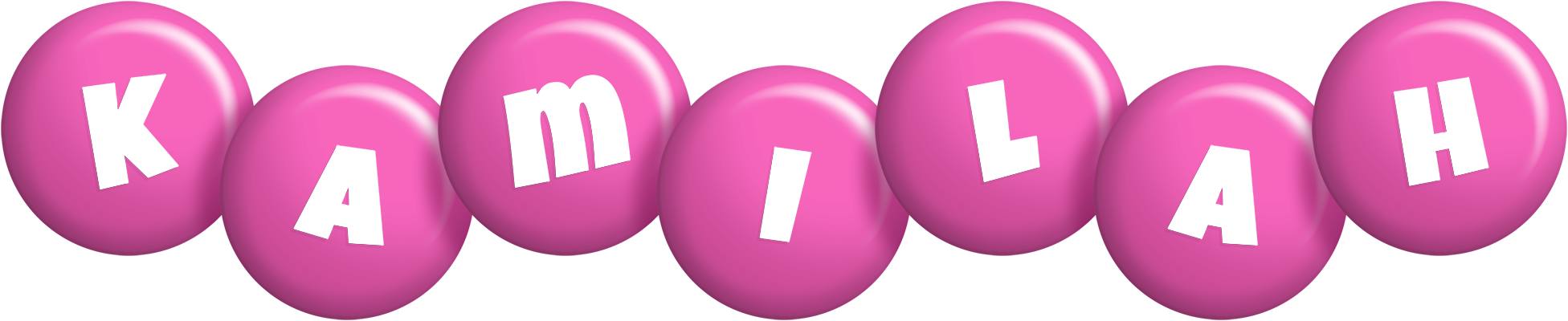 Kamilah candy-pink logo