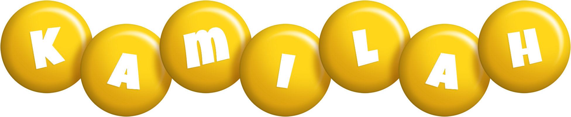 Kamilah candy-yellow logo