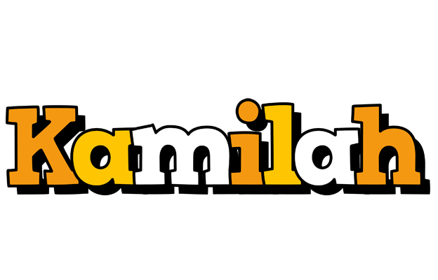 Kamilah cartoon logo