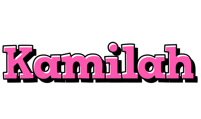 Kamilah girlish logo