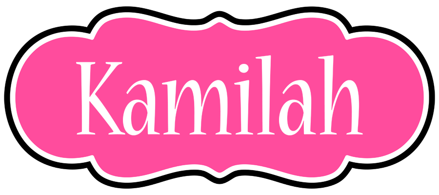 Kamilah invitation logo